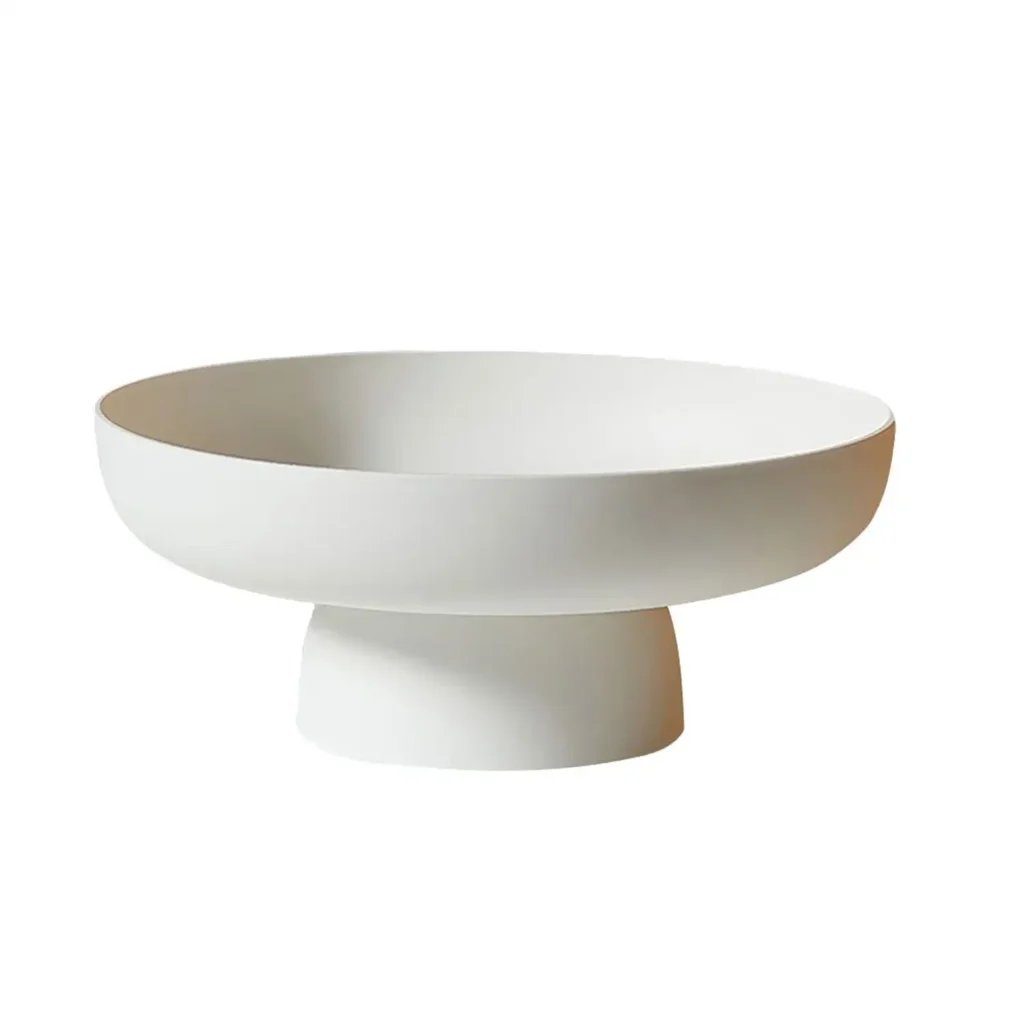 Portable Fruit Draining Bowl High Base Fruit Basket Decorative Fruit Holder